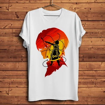 Red Eyes Hunter Kurapika Spider, забавная футболка в стиле манга, мужская футболка с коротким рукавом, повседневная футболка унисекс, аниме Футболка