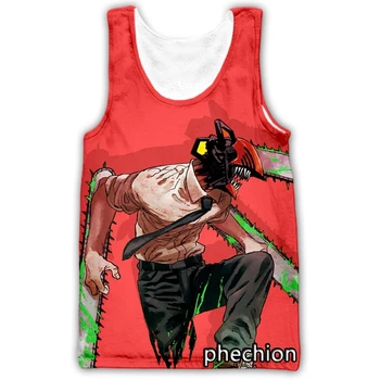 phechion, новая мода, мужская /женская жилетка без рукавов с 3D принтом 