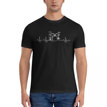 Сердцебиение барабанов - футболка Funny drummer Essential, футболка для мужчин, мужские футболки