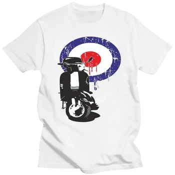 Модная футболка, Байкерская футболка в стиле ретро Lambretta Scooter 50s 60s 70s 80s 90s motor cycle, Крутая Повседневная футболка pride, мужская Мода Унисекс