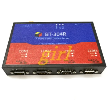 4 порта RS232 к последовательному порту TCP/IP сетевой порт сервера RJ45 COM порт к Ethernet IP