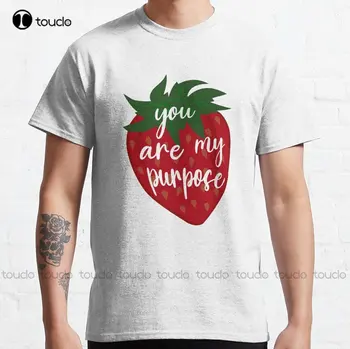 Классическая футболка Bill & Frank'S Strawberry на заказ, футболки с цифровой печатью для подростков Aldult, унисекс, Забавная художественная уличная одежда, футболка с рисунком из мультфильма