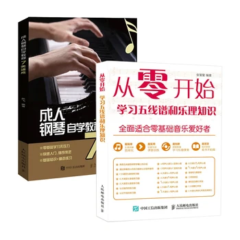 Учебник для самостоятельного изучения фортепиано для взрослых за 7 дней, учебные пособия по теории музыки