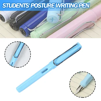 Новое поступление 0,38 мм перо для коррекции осанки студента Каллиграфическая ручка Высококачественная пластиковая авторучка в виде ракушки Случайный Цвет