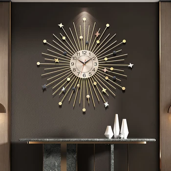 Роскошные Кухонные Цифровые настенные часы Современного дизайна, Большой Бесшумный Стильный Механизм настенных часов, Декоративный Декор для дома Wanduhren XY50WC