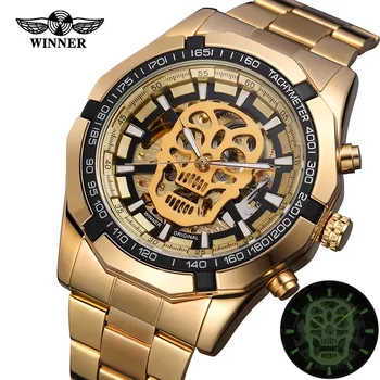 Часы с полым циферблатом, роскошный дизайн, Деловая мода, мужские механические часы, Классическая мода, Кварцевые наручные часы Reloj Hombre