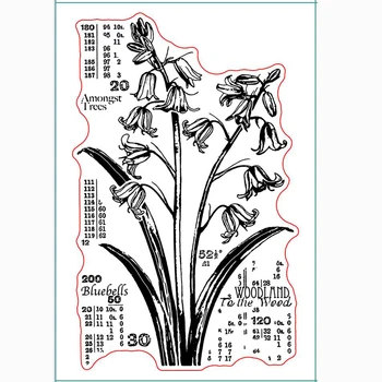 KLJUYP Flowers, прозрачные марки 2022, альбом для вырезок, бумажные поделки, прозрачные марки для скрапбукинга