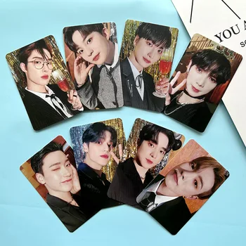 Kpop Idol 8 шт. /компл. Lomo Card ATEEZ 2023 Альбом открыток Новая коллекция открыток для фотопечати Picture Fans Gifts