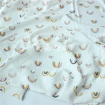 135x50 см Двойной марлевый хлопчатобумажный слой Швейной ткани, Для изготовления одеяла Seersucker Ткань для одежды