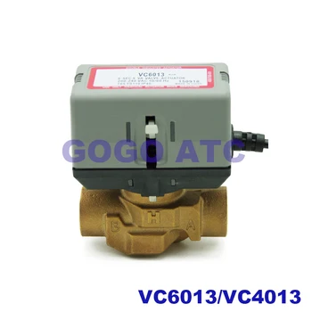 3/4 электрический двусторонний электрический клапан регулирования температуры VC6013 /VC4013 DN20 привод плюс термостат корпуса клапана