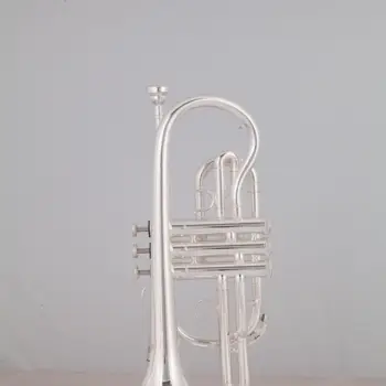 Новое поступление Bach Cornet horn Bb Tune посеребренный профессиональный музыкальный инструмент с футляром Бесплатная доставка