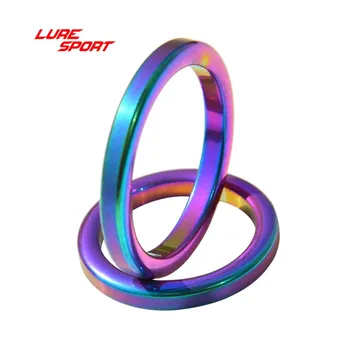 LureSport 30 шт Керамическое направляющее кольцо Alconite Rainbow деталь направляющего кольца для удочки Строительный компонент для удочки Ремонт Аксессуар своими руками