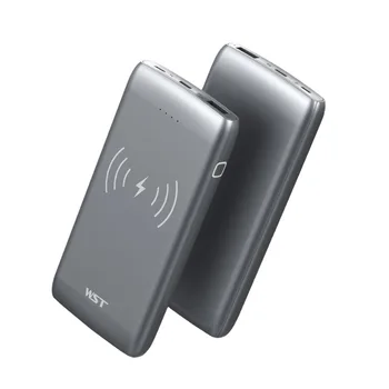 WST wireless charging power bank беспроводная зарядка мобильного телефона 18 Вт, двусторонняя быстрая зарядка, ультратонкий зарядный блок