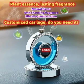 Креативный логотип автомобиля, индивидуальный автомобильный ароматизатор с бриллиантами, автомобильные духи, аксессуары для центральной консоли, освежитель воздуха, ароматизатор