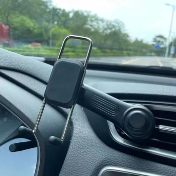 Магнитный Автомобильный держатель для телефона Удлинительный крюк Мобильная подставка для автомобильного телефона Крепление для вентиляционного отверстия для iPhone Xiaomi Huawei