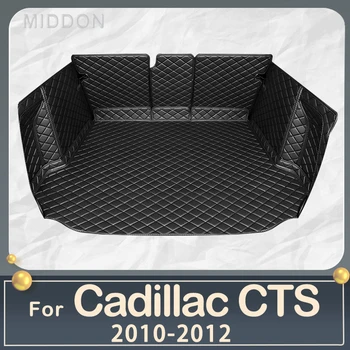 Коврик в багажник автомобиля для Cadillac CTS седан (Четыре двери) 2010 2011 2012 грузовой лайнер ковер аксессуары для интерьера чехол