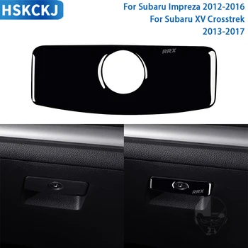 Для Subaru Impreza 2012-2016/Subaru XV Crosstrek 2013-2017 Аксессуары Автомобильная Черная Пластиковая Наклейка Для Отделки Ручки Перчаточного ящика