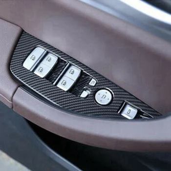 4 Шт Отделка рамы кнопки подъема стеклоподъемника автомобиля Отделка рамы кнопки подъема стеклоподъемника для BMW X3 G01 X4 G02 2018-2021