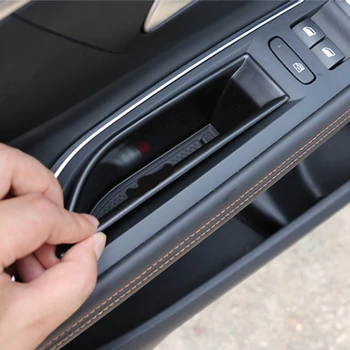 2ШТ Ящик Для Хранения Передней Двери Подходит Для Peugeot 3008 5008 GT 2017-2018 Ящик Для Перчаток Мусорное Ведро Подлокотник Дверная Ручка Внутренние Молдинги