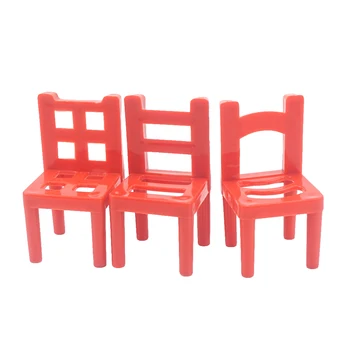 1:12 Кукольный домик Niniature Имитация табурета OB11 Мини пластиковая модель стула