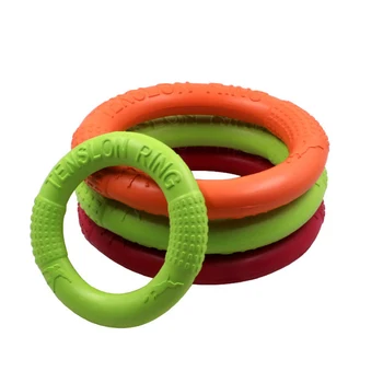 Летающие диски для собак Игрушка для собак Тренировочное кольцо Съемник Устойчивая к укусам Плавающая игрушка Щенок Интерактивная игра на открытом воздухе