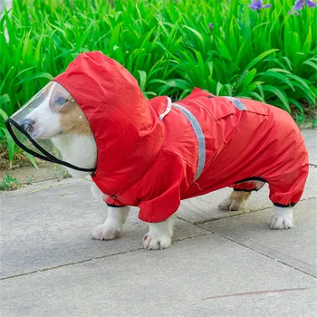 Дождевик для собак породы вельш-корги, Светоотражающая водонепроницаемая одежда для собак, дождевик, комбинезон, одежда для собак породы Корги, одежда для домашних животных