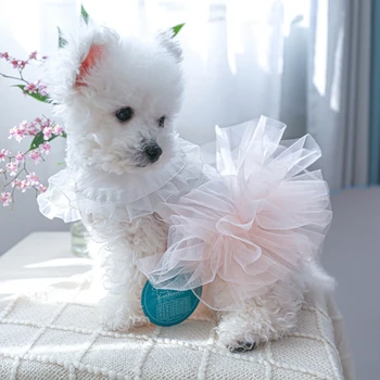 Кружевное платье-пачка принцессы для собак, юбка для собак, весенне-летние свадебные платья, раздел 