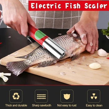 Соскабливание рыбьей чешуи Кухонный нож для чистки рыбы Роликовый резак Сменная деталь для инструментов для чистки рыбы Приспособления для чистки рыбьей кожи