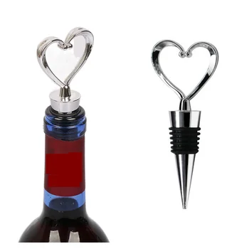 40шт Пластиковая пробка для бутылки шампанского красного вина в форме сердца Набор Свадебных Подарков на День Святого Валентина Аксессуары для бара
