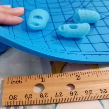 Ручка для 3D печати Силиконовый коврик для дизайна с 2 протекторами для пальцев Инструменты для рисования шаблонов Инструменты для рисования силиконовым ковриком для детей и взрослых