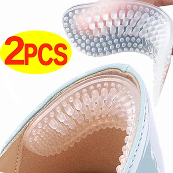2/4 шт. Силиконовые накладки для пятки, женские наклейки для обуви, Нескользящие Мягкие защитные противоизносные накладки для ног, облегчающие уход за болью