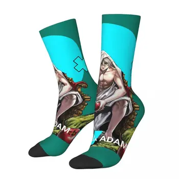 Забавный Сумасшедший компрессионный Носок Adam Essential для Мужчин в стиле Хип-хоп Винтажная Пластинка Ragnarok Japanese Action Battle Anime Crew Sock