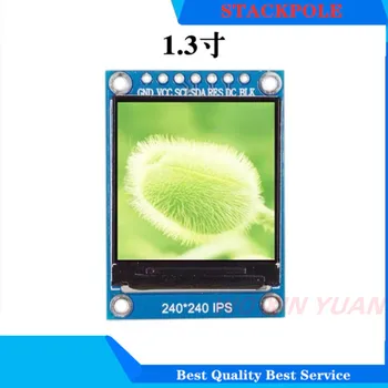 TFT-дисплей 0,96 /1,3 дюйма IPS 7P SPI HD 65K Полноцветный ЖК-модуль ST7735 Drive IC 80*160 (не OLED) для Arduino
