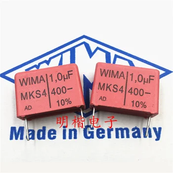 Бесплатная доставка 2шт/5шт WIMA Германия конденсатор MKS4 400V 1,0 МКФ 105 1 МКФ P = 22,5 мм