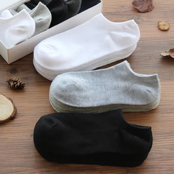 10 Пар женских Дышащих спортивных носков, Однотонные Удобные Хлопчатобумажные Носки на лодыжках, Оптовая Продажа