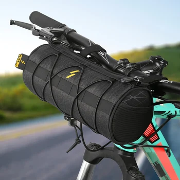 Портативная велосипедная сумка на руль, Водонепроницаемая велосипедная сумка, Полиэфирная рама, трубка, Упаковка для велосипедов, аксессуары для велосипедов на открытом воздухе