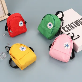 Модный холщовый кошелек Zero, креативный рюкзак для альпинизма, Милая сумка для хранения ключей, наушники, кошелек для монет на молнии, женские кошельки