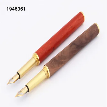 Роскошное качество, материал 523 бревенчатая древесина, длинная ручка, деловая офисная ручка со средним кончиком, новая