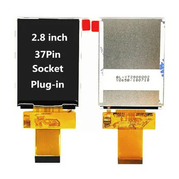 1шт 2,8-дюймовый ЖК-дисплей с панелью ILI9341 Стандартный интерфейс 37-контактный разъем с расстоянием между контактами 0,5 мм с сенсорным управлением