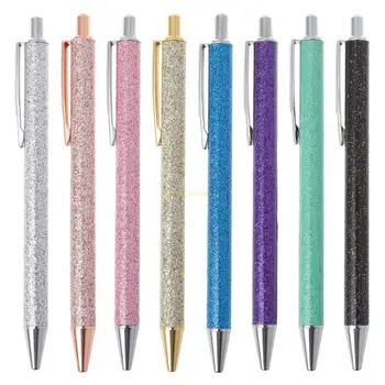 Роскошная металлическая шариковая ручка 1,0 мм с блестящими масляными ручками канцелярские принадлежности Sch Прямая поставка