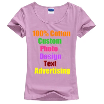 2XL Летние женские футболки с надписью, женская футболка с логотипом, напечатанная на заказ, Женская футболка, Однотонные базовые Тонкие топы для девочек 