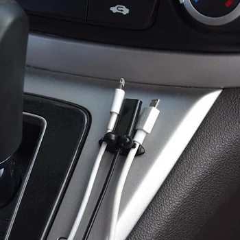 8 шт. Автомобильное Зарядное Устройство USB Line Провод Зажим Для Галстука Фиксатор Органайзер Для Toyota Chr Corolla E150 Aygo Yaris Avensis T25 T27 Hilux Land FJ