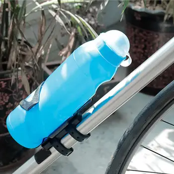 1 комплект Подставки для велосипедных бутылок, Пластиковый держатель для велосипедных бутылок с водой, адаптер с ремнями, Простая установка, Подставка для хранения чайника для велосипеда